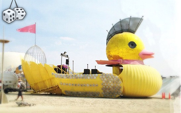 the burning duck you